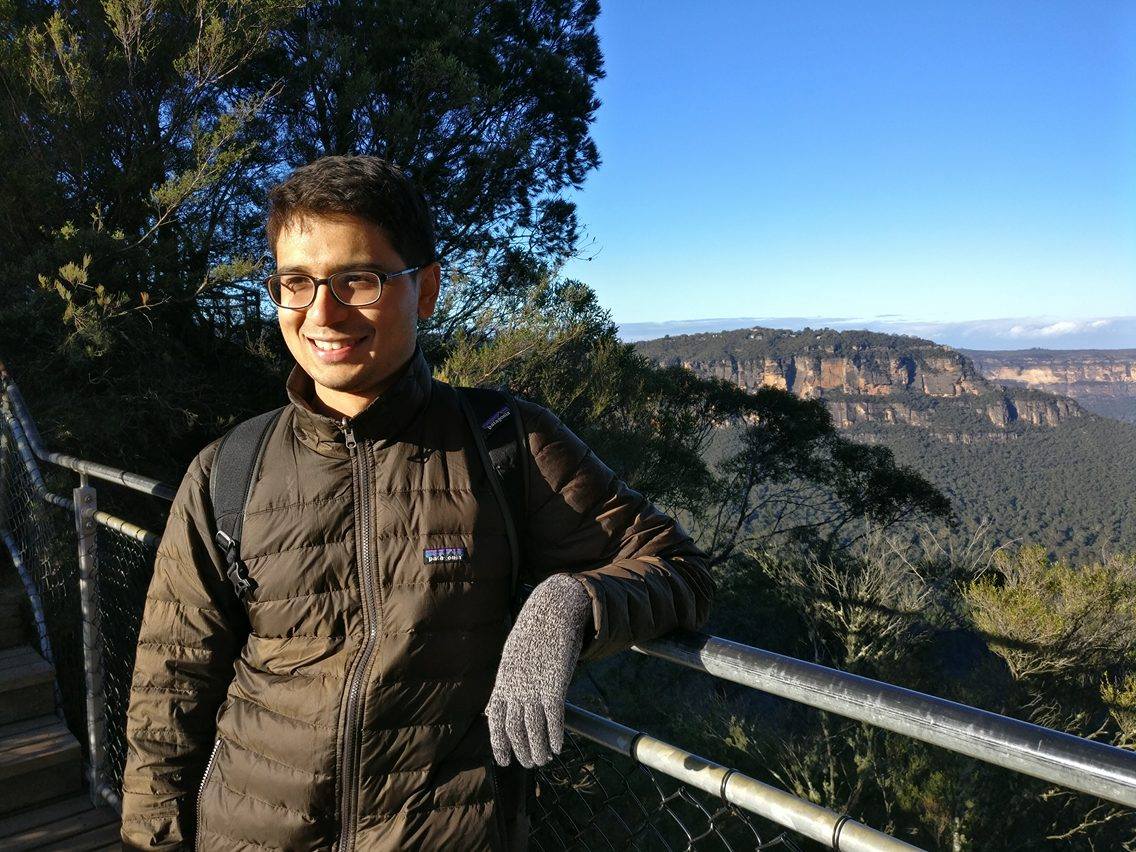 At the Three Sisters in the Blue Mountains, NSW, Australia