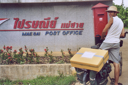 Sending a package home is easy in modern Thailand!