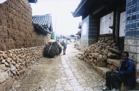 Passing through a Naxi village