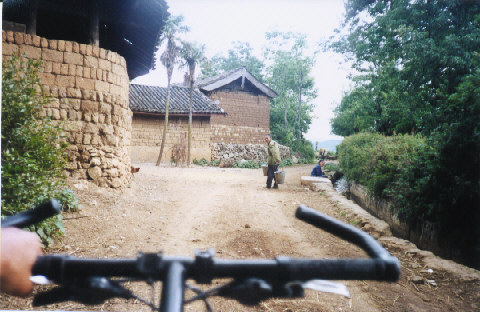 Passing through a Naxi village