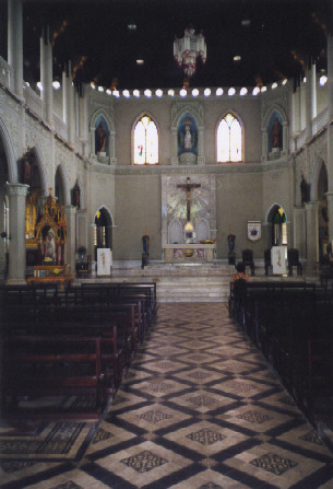 Inside the Cathedral of the Immaculate Conception